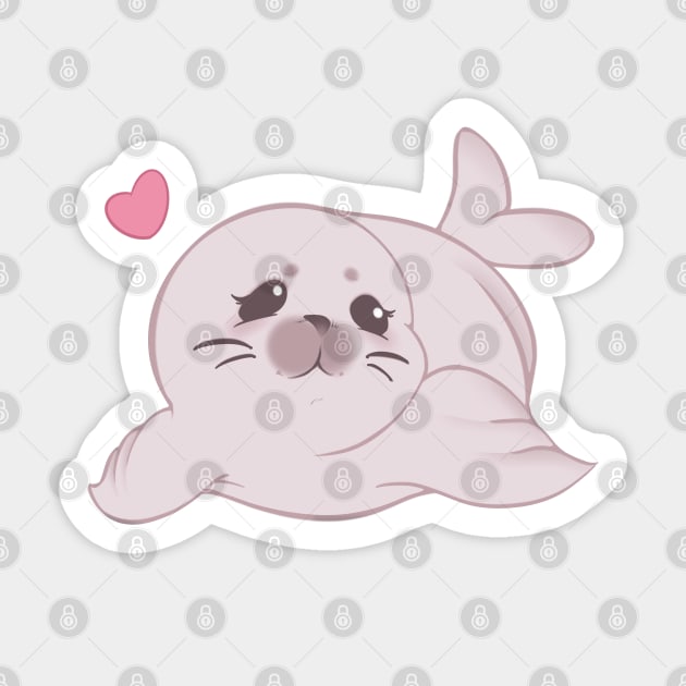 FFXIV - Salt and Pepper Seal [Dark] Sticker by Thirea